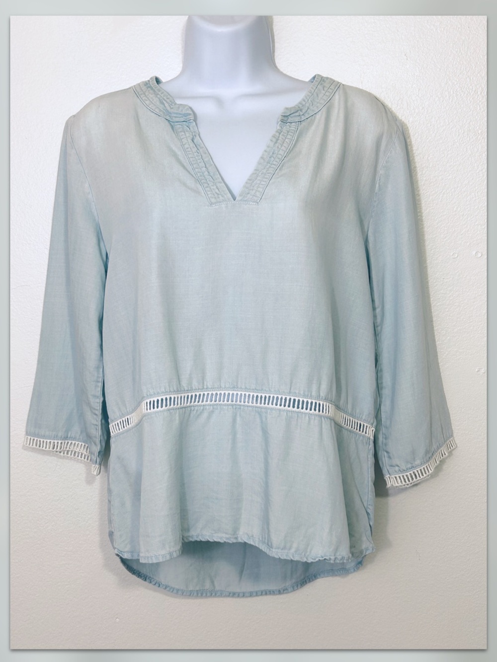 Cloth & Stone Light Blue Top
